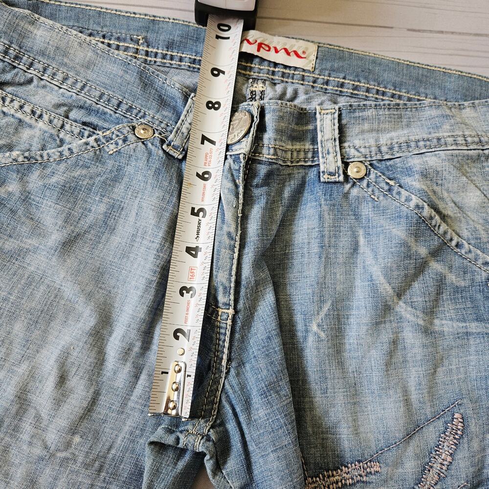 Euro Y2k Jeans Low-Rise Flared Fairycore - Size 30 - Picture 6 of 8